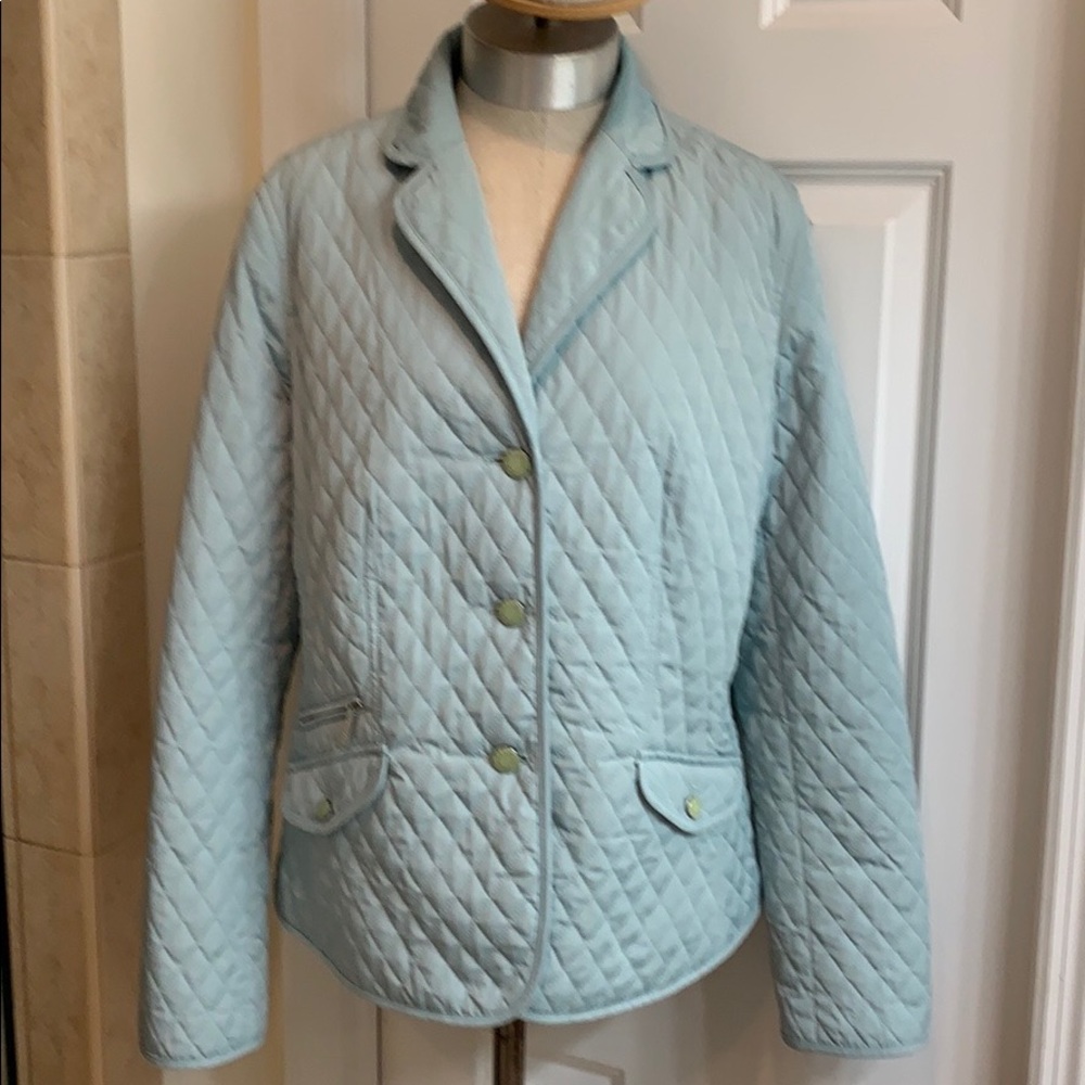 Talbots Quilted Jacket Coat Plus Size 12 Jacket - image 2